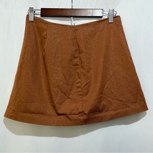 Betsey Johnson New York Vintage Skirt Made in USA Size‎ Medium Elegant Brown